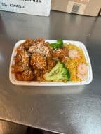 Best S19. Sesame Chicken Combo Platter(comb)芝麻鸡 in Philadelphia, PA